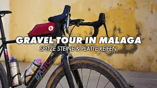 GRAVEL TOUR IN MALAGA | SPITZE STEINE UND PLATTE REIFEN | ROADBIKE PARTY