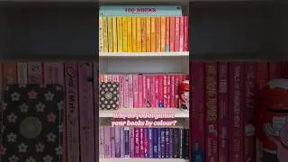 Rainbow shelves 🤩🌈#booktok #bookworm #booktube #bookish #books #bookrecommendations#bookshelf#book