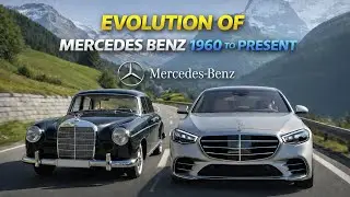 Evolution of Mercedes-Benz 1960 to Present | 60+ Years of Innovation  #cars 