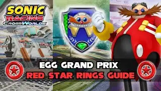 Sonic Racing: CrossWorlds EGG GRAND PRIX Red Ring Guide! (Donpa Factory, Aqua Forest, Eggman Expo)