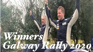 Galway International Rally 2020, Stage end , Alastair Fisher, Gordon Noble,
