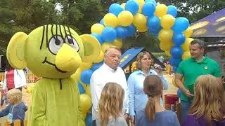 Rákosníčkovo hřiště v Pelhřimově - slavnostní otevření