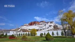 Tibet China The beautiful scenery here is majestic and unique, the highest place in Asia (4K Video)