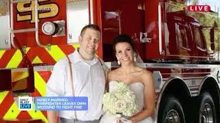 Newly Married Firefighter Leaves Wedding To Fight Fire