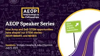 AEOP Speaker Series - STEM Stories - STEM Stories shaping Opportunities