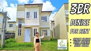 For RENT | 3BR Single House at Lancaster Cavite | DENISE Model | Near Metro Manila via Cavitex