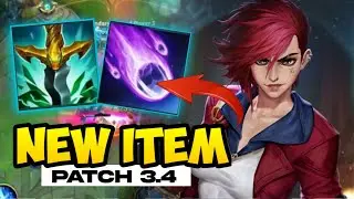 Wild Rift: VI WITH NEW ITEM IS OP LEGENDARY RANK PATCH 3.4 | WILD RIFT VI NEW BUILD & RUNES