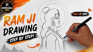 Lord Ram Pencil Sketch | Shri Ram Drawing Easy | Rupesh Sahu Arts