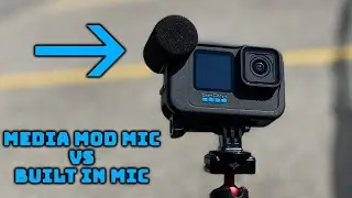 GoPro 10 Media Mod Mic vs Built In Mic (shocking difference)