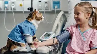 Doctor Cat&rsquo;s Busy Hospital Day 🐱🩺 | Checking Patients & Doing Operations | Kids Cartoon