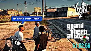 YBN almighty jay Aka Ash Trey Son Fly’s In From Houston!! | GTA V RP *VERY CRAZY*