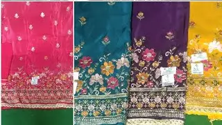 Crape silk ka suit #youtube #viral #trending #longvideo #harshdhullclothhouse 