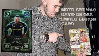 MATCH OF THE DAY MAGAZINE WITH THE GALACTIC LIMITED EDITION DAVID DE GEA - THE RONALDO ISSUE SIUUU