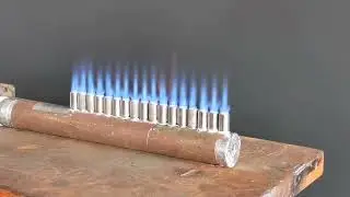 Multiple Nozzle Gas Burner