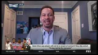 Adam Silver admits NBA restart plan is not ideal - Chris Broussard's reaction