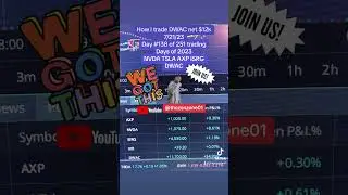 How I trade #DWAC net $12k 7/21/23Day #138 of 251 trading Days of 2023 #NVDA #TSLA #AXP #ISRG #DWAC