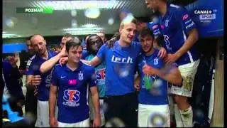 Lech Poznań - szatnia Mistrza Polski 2015