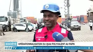 Mise en service du nouveau quai polyvalent au Port Autonome de Pointe-Noire (PAPN)