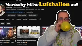 Martschy bl&auml;st Komischen Luftballon auf 🤣😱 | Martschy Clips vom 31.12.2025
