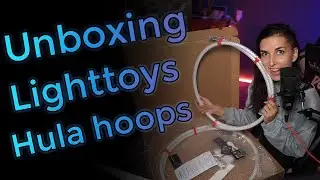 Pyroterra Lighttoys hula hoops unboxing + Programming