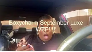 September #boxycharm  #boxyluxe review. WTF IS THIS!!!! IM PISSED!!!!