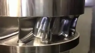 fresatura turbina Francis con MAstercam