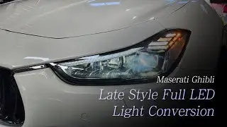 Maserati Ghibli Late Style Full LED Light Conversion