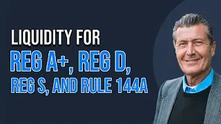 Founder and investor Liquidity for Reg A+, Reg D, Reg S, and Rule 144A offerings