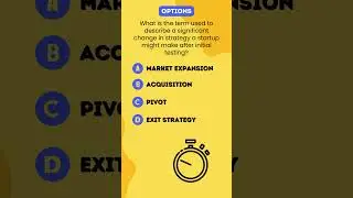 Startup Quiz 2 - Change in Strategy for Growth #quiz