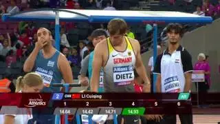 Cuiqing Li | Silver Men's Shot Put F36 | Final | London 2017 World Para Athletics Championships