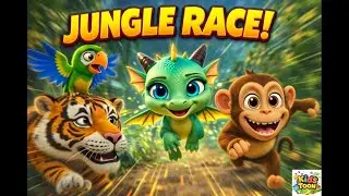 Jungle Race! Dragon Lila Ki Jeet episode 5 | Kids Toon