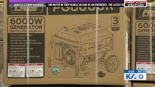 Winter storm drives high demand for generators, propane; Safety warnings issued