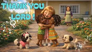 Thank You, Lord! 🙏 Gratitude Song with Lili & Friends from Africa | Kids Gospel Music