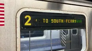 R142 2 train: Eastchester-Dyre Avenue to South Ferry