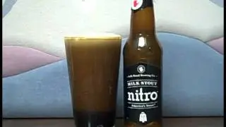 Pouring a Left Hand Milk Stout Nitro