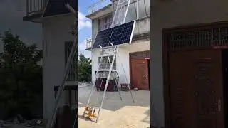 Ladder hoist lift ladder with lift equipment solar panel ladder lifter for warehouse construction