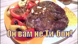 Стейк - рецепт оссобуко и луковый соус с базиликом.