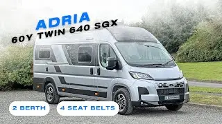 2025 model Adria Campervan Twin 640 SGX, 2 Berth, Drop-down Bed | &pound;75,945