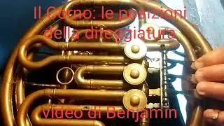 IL CORNO: le posizioni della diteggiatura - video di Benjamin