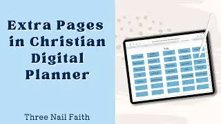 Pages overview in digital planner | GoodNotes | Christian Digital Planner | Digital Planning
