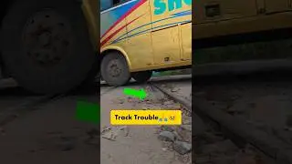 The Signs You Can't Ignore! 😖😫💔 #bdrailway #brokentrack #tracklife #Railtrack #railroad #poortrack