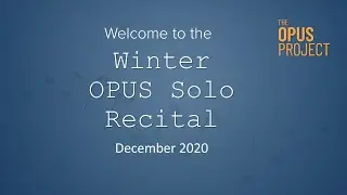 SDYS Winter Opus Solo Recital 2020