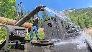 Steam Locomotives Refilling Water 360 Camera, Durango & Silverton Double Header Train