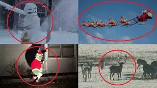 Scariest Christmas Characters CAUGHT ON CAMERA!