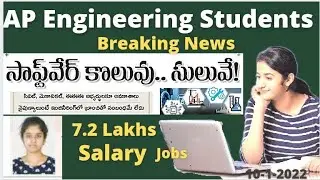 AP Engineering Students software jobs with technical skills and soft skills irrespective of branchse