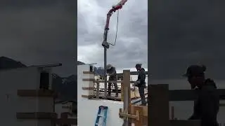 DIY 5-Story #ICF Home Build: Equipment it takes to place 200,000 lbs of concrete