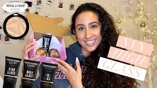 NYX HIGH GLASS COLLECTION | Try on Review | Fonslayca