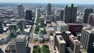 Old St. Louis County Courthouse From Gateway Arch National Park
