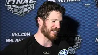Fraser post game interview. New Jersey Devils vs LA Kings Stanley Cup Game 3 6/4/12 NHL Hockey
