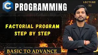 Factorial Program in C | In Hindi